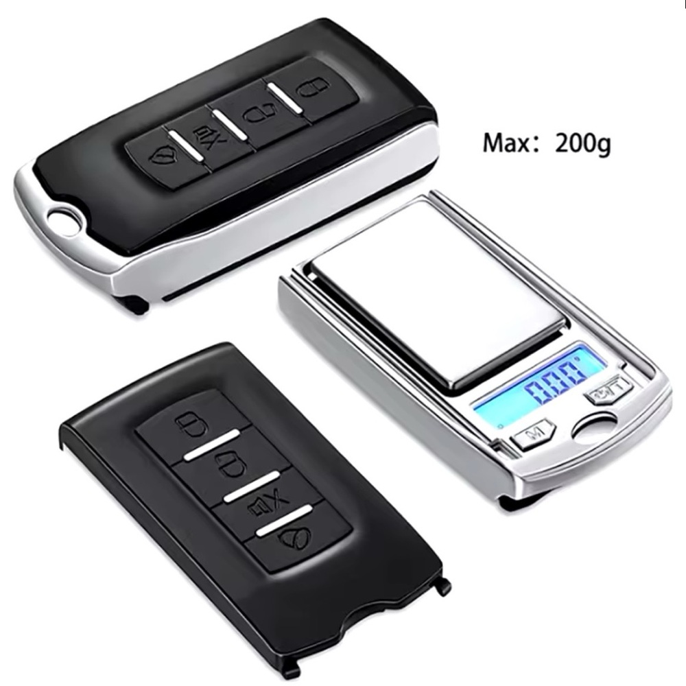 Mini Digital Scale Key Fob, 200 Gr. Max Weight.
